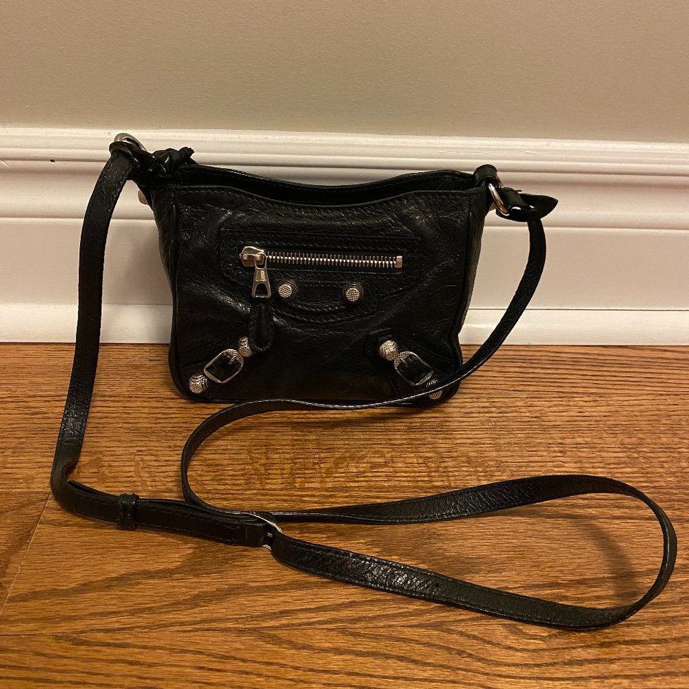 Balenciaga crossbody bag Black color